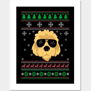 Doodle Ugly Christmas Sweater Funny Dog Lover Owner Gifts Posters and Art